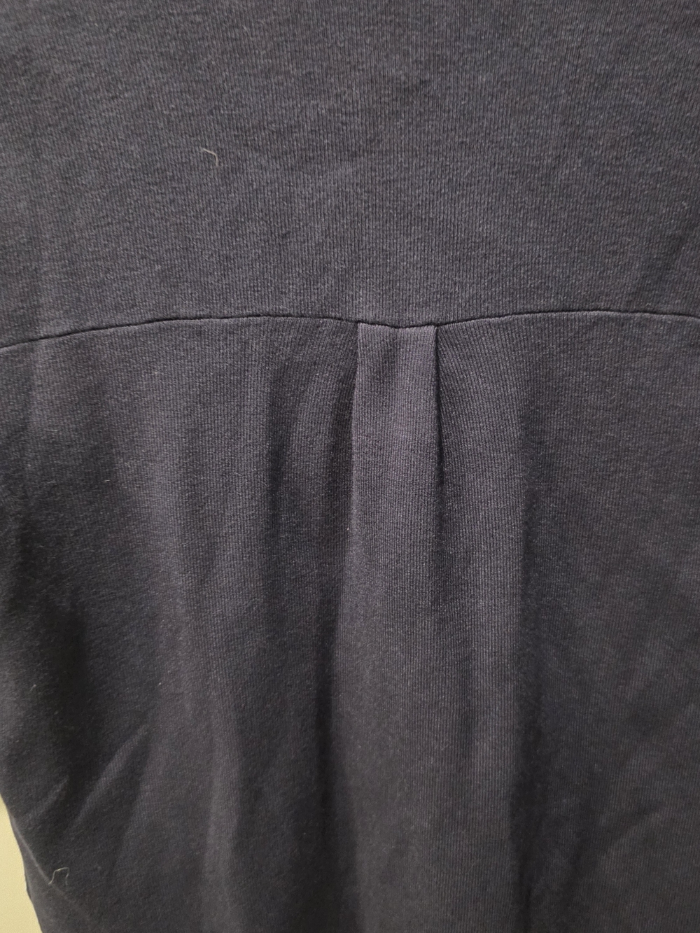 & OTHER STORIES Fitted Uniform Detail Polo Sweater Women's L Navy Paris Atelier - Picture 15 of 15